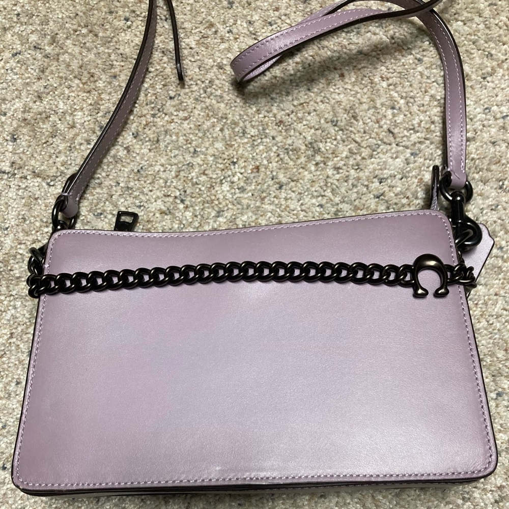 Purple Coach Crossbody Purse